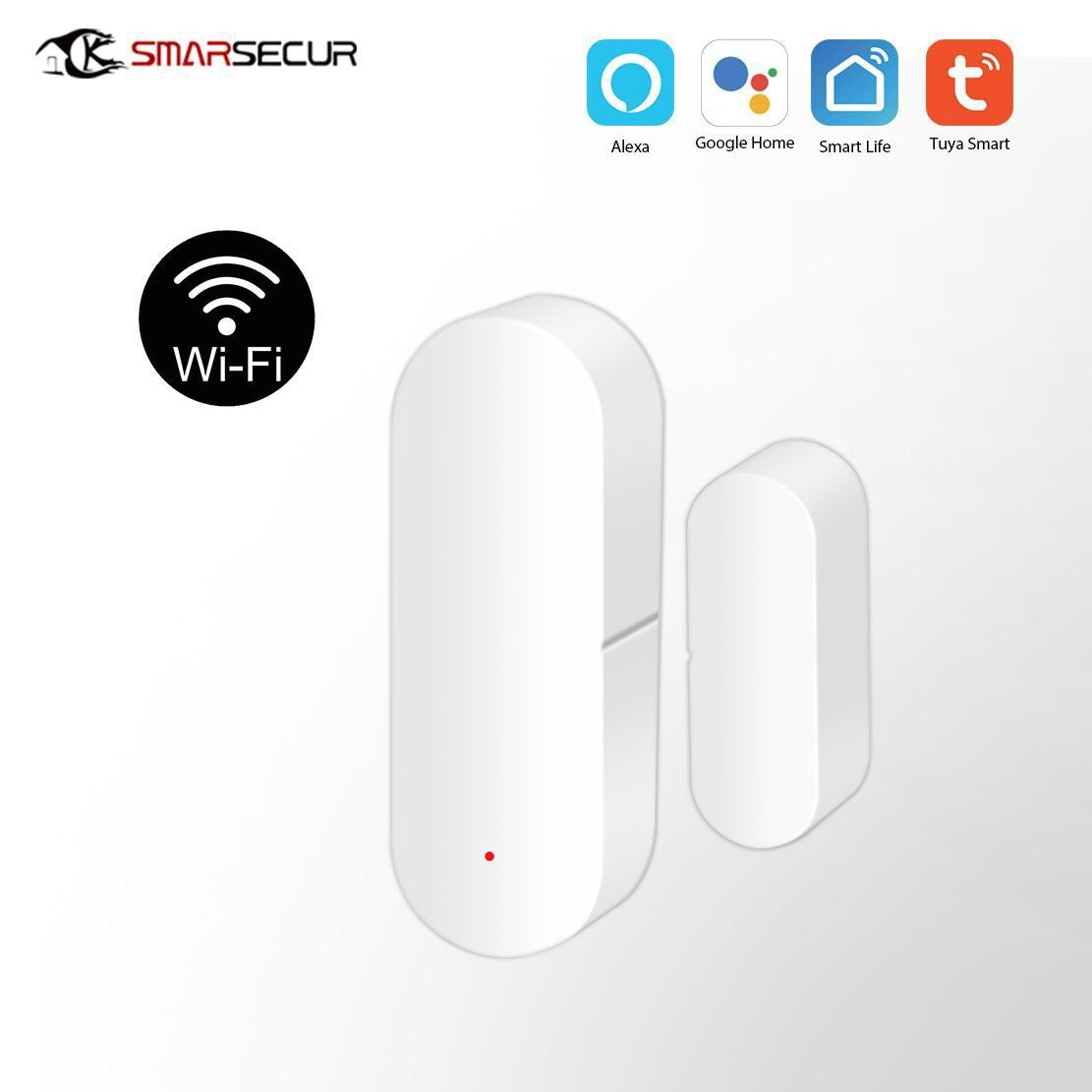 Smart WiFi Door Sensor for Home Security – Tuya Powered