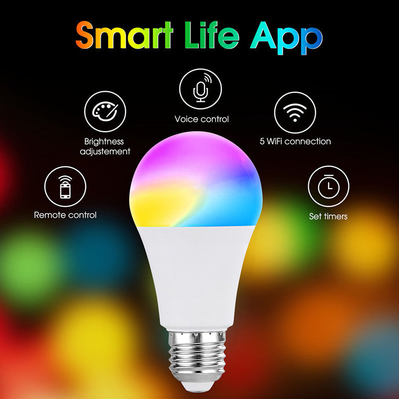 Smart A19 LED Bulb for Colorful Home Lighting