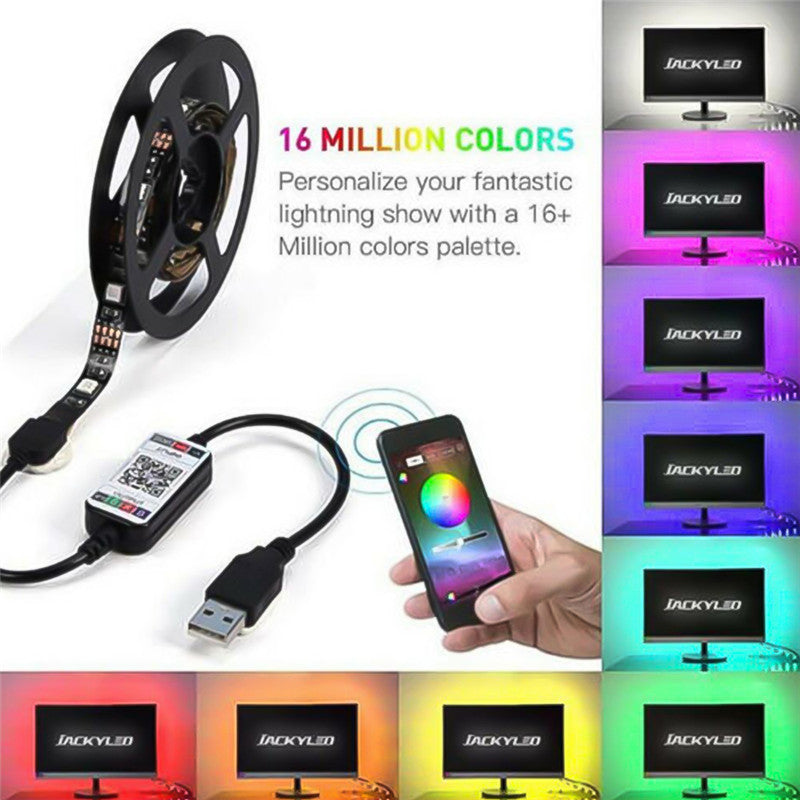 Bluetooth RGB LED Light Strip with Smart App Control