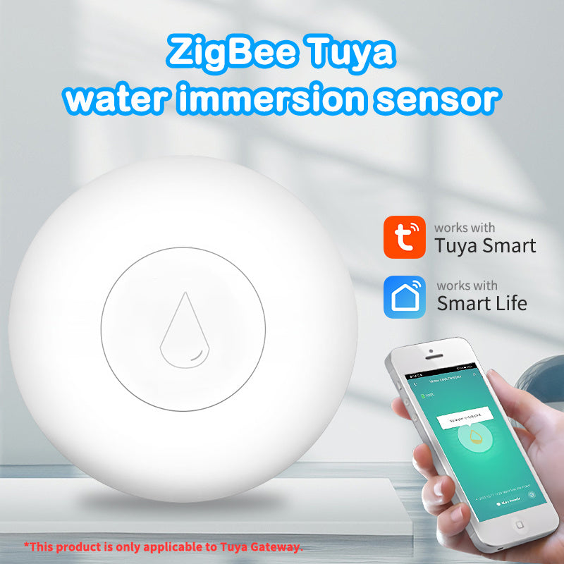 Wireless Zigbee Water Leak Detector for Smart Home Protection