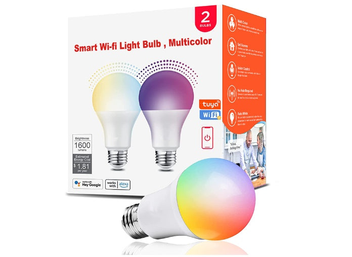Smart A19 LED Bulb for Colorful Home Lighting
